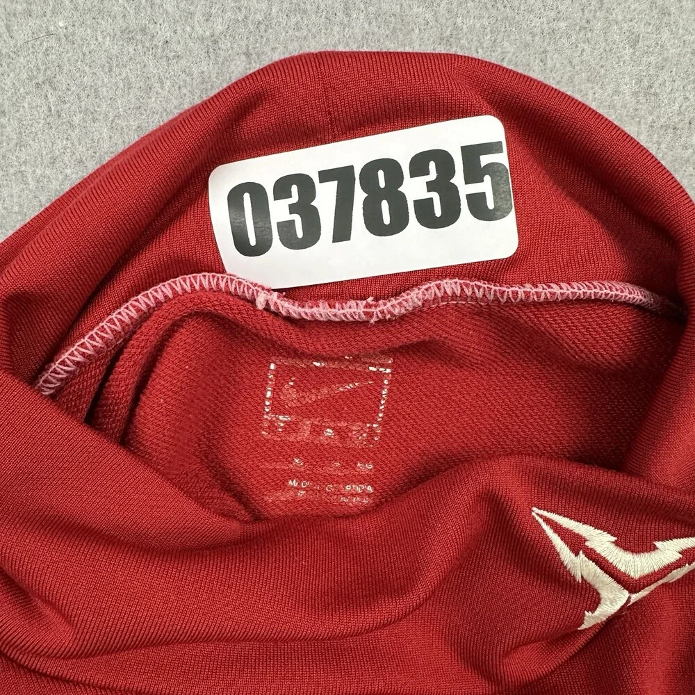 Nike Shirt Men XL Red Long Sleeve Compression Base Layer Kobe Mamba Logo Mock *